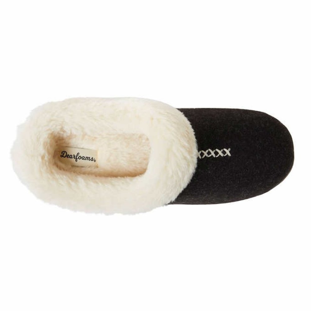 New Dearfoams Women's Slippers Black - Picture 3 of 7